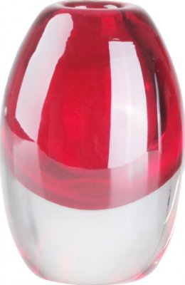 Váza Glass červená 8