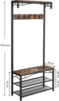 Věšák s lavicí Industrial R45