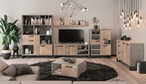 Vitrína BARI 2D1W