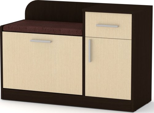 Botník se sedákem TO-04 wenge kombi
