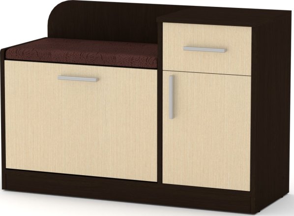 Botník se sedákem TO-04 wenge kombi