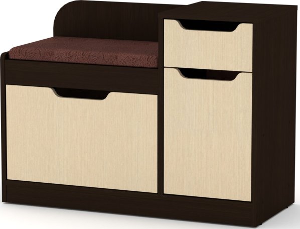 Botník se sedákem TO-12 wenge kombi
