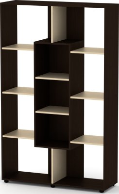 Policový regál RKS-04 wenge kombi