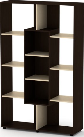 Policový regál RKS-04 wenge kombi