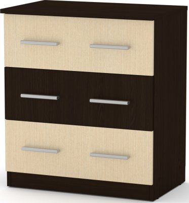 Zásuvková komoda 3A wenge kombi