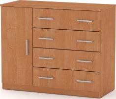 Kombinovaná komoda-4+1B olše