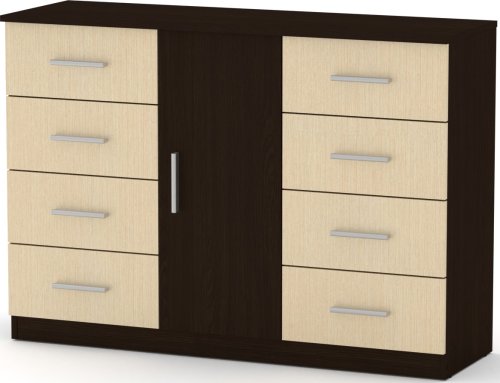 Komoda-8+1 wenge kombi
