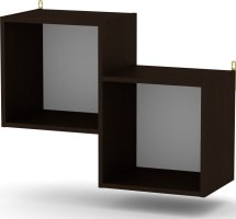 Nástěnná police P-02 wenge