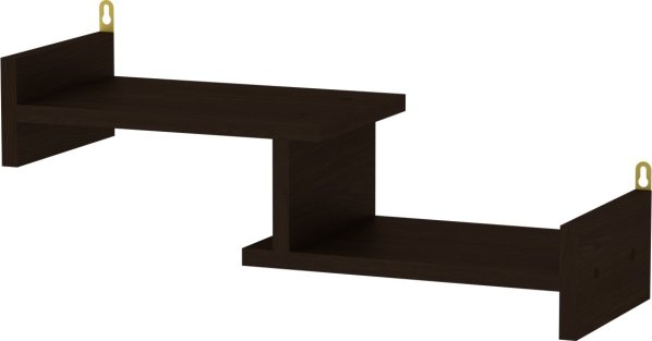 Nástěnná police P-13 wenge