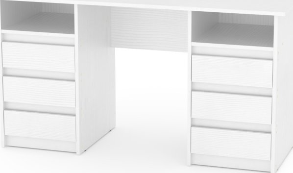 Psací stůl DEKAN-3 ABS bílá