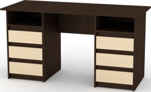 Psací stůl DEKAN-3 ABS wenge/javor