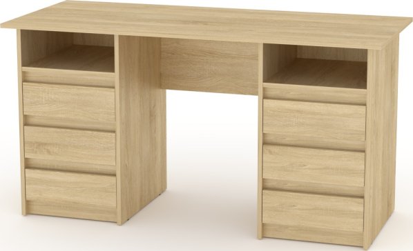 Psací stůl DEKAN-3 ABS wenge/javor