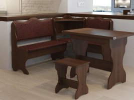 Rohová lavice DAKAR wenge Scotland brown