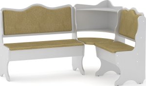 Rohová lavice DAKAR wenge vinyl bronz