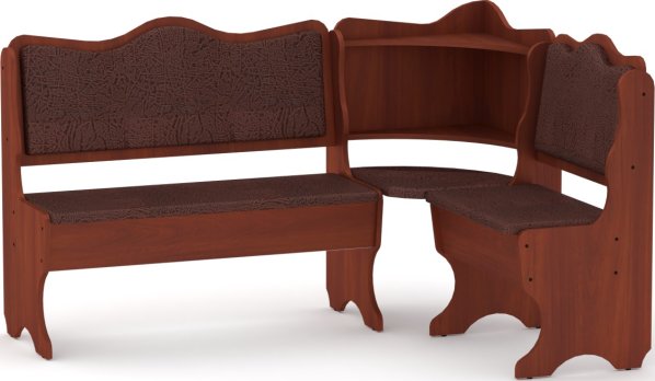 Rohová lavice DAKAR wenge vinyl bronz
