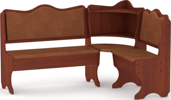 Rohová lavice DAKAR wenge vinyl bronz