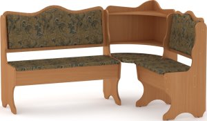 Rohová lavice DAKAR wenge vinyl bronz