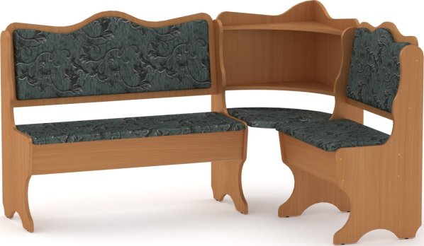 Rohová lavice DAKAR wenge vinyl bronz