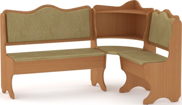 Rohová lavice DAKAR wenge vinyl bronz