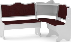 Rohová lavice DAKAR wenge vinyl bronz