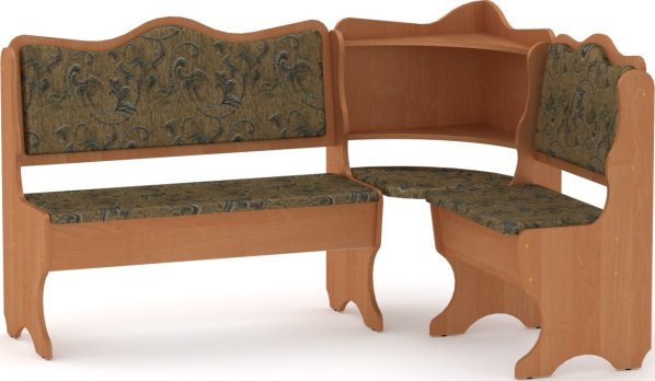 Rohová lavice DAKAR wenge vinyl bronz