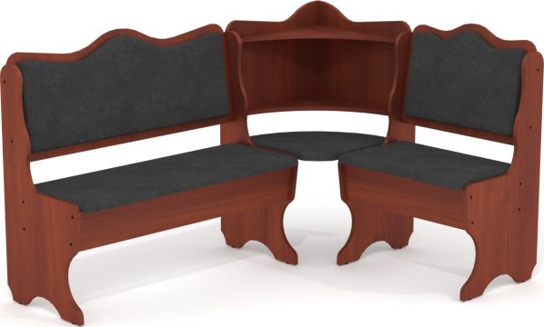 Rohová lavice DAKAR wenge vinyl bronz