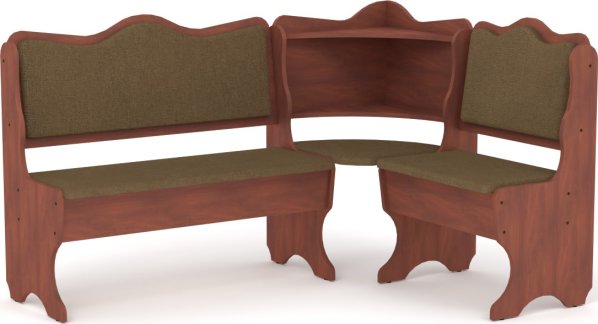 Rohová lavice DAKAR wenge vinyl bronz