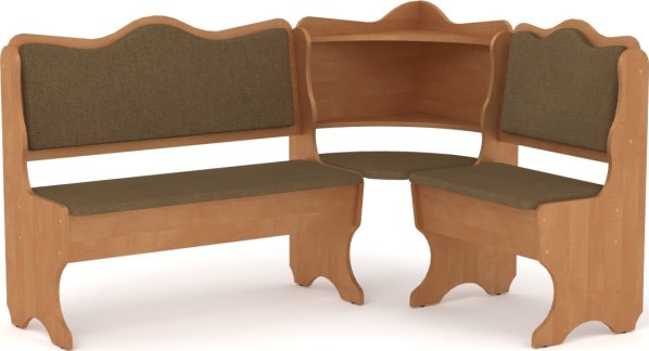Rohová lavice DAKAR wenge vinyl bronz