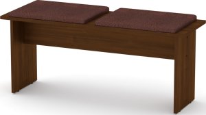 Taburet T-8 ABS ořech, Vinyl bronz