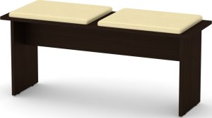 Taburet T-8 ABS wenge, Vinyl slonová kost