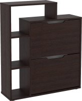 Výklopný botník s regálem TO-21 wenge