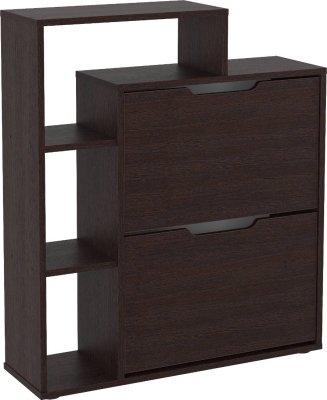 Výklopný botník s regálem TO-21 wenge