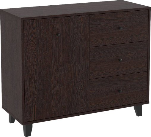 Komoda NORD 1D3Z wenge