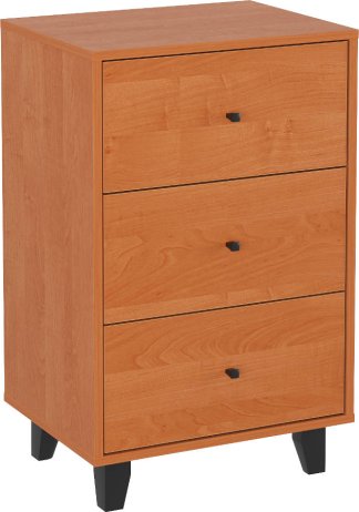Komoda NORD 3Z bílá