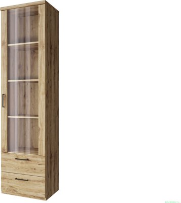 Vysoká vitrína DOORSET 1W2S