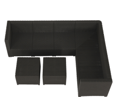 Zahradní ratanový set Pillar