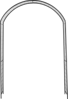 Zahradní oblouk Glasser