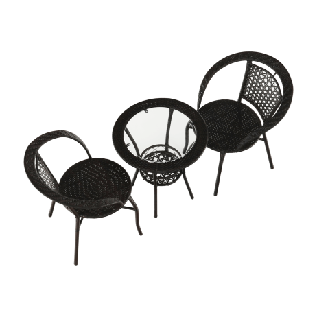Zahradní ratanový set Fussii