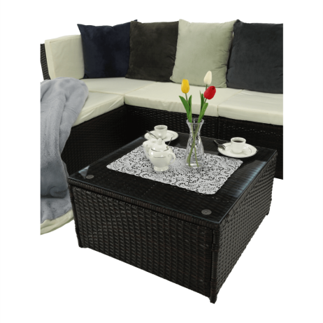 Zahradní ratanový set Sofarama