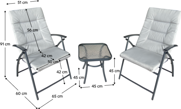 Zahradní set Kallm 1+2