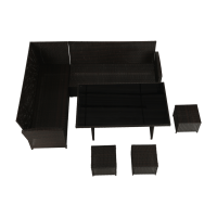 Zahradní ratanový set Exsyty