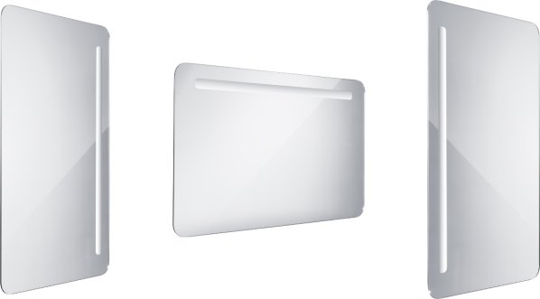 Zaoblené LED zrcadlo do koupelny