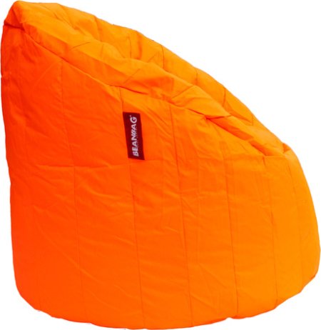 Zářivě oranžový sedací vak BeanBag Lumin Chair