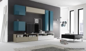 Závěsná skříňka Element-C-LPI hrášková