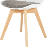 Židle Rangements, bílá / hnědá