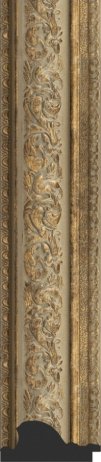 Zrcadlo v rámu, ornament antický bronz 109 mm