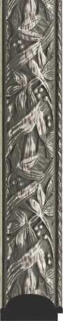 Zrcadlo ve stříbrném rámu, byzantský ornament