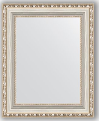 Zrcadlo v rámu, stříbrný versailleský ornament