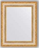 Zrcadlo v rámu, versailleský ornament s krakeláží