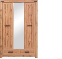 Zrcadlová šatní skříň MORITZ 3D2S